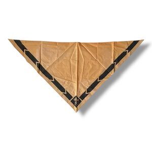Vtg Yellow Vintage Scout Bandana 39" X 19" Unisex Style
